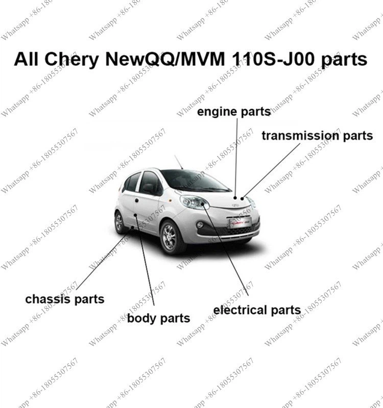 Chery jaunas QQ rezerves daļas